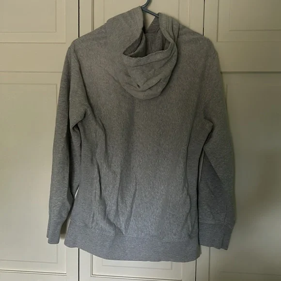 American Eagle XS Men's or Woman's Light Gray Hooded Sweatshirt - Picture 6 of 9